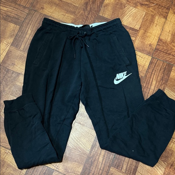 Nike Black Sweatpants with Logo - Picture 1 of 5